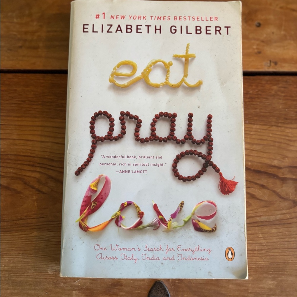 Eat Pray Love Book by Elizabeth Gilbert